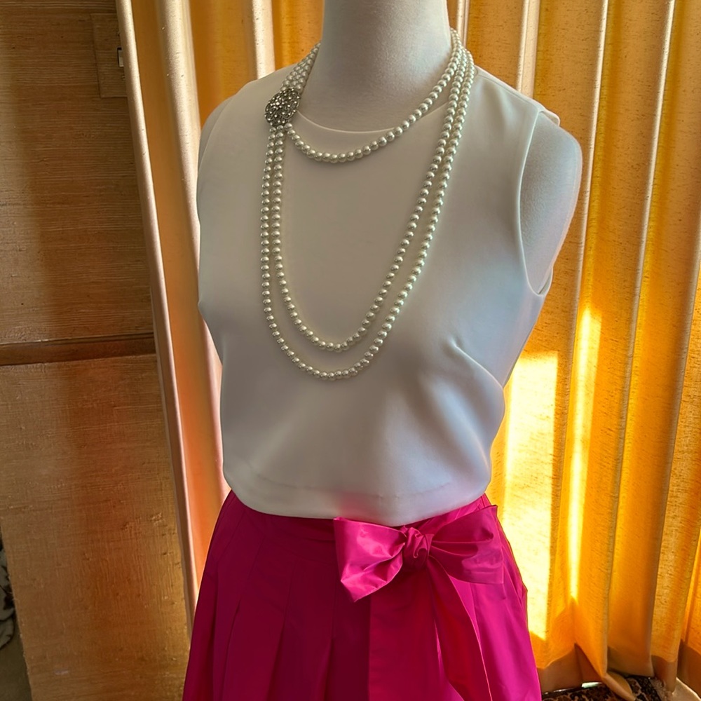 Semi-formal dress separates with accessories